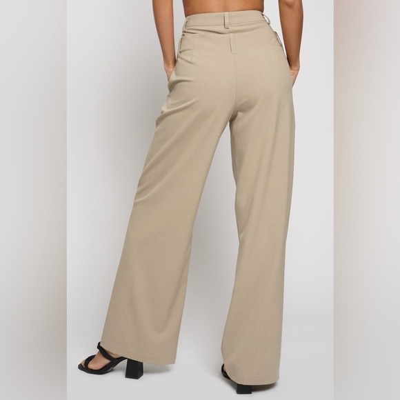 Double Waistband Pants in Beige Size S - Picture 3 of 3